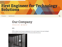 Tablet Screenshot of first-eng.com